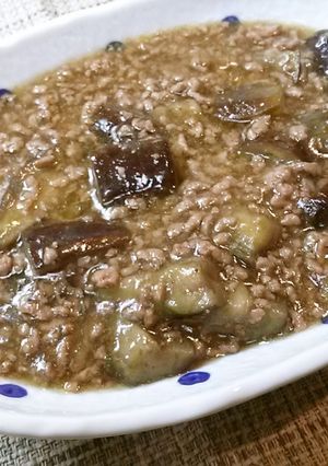 簡単美味しい　茄子のひき肉あんかけ-レシピのメイン写真