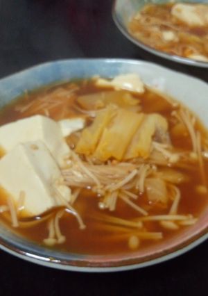 ☆プチッと鍋♪ヘルシーキムチスープ☆-レシピのメイン写真