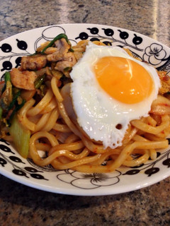 豚キムチ焼きうどん-レシピのメイン写真
