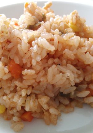 炊飯器で♪我が家の簡単ケチャップライス-レシピのメイン写真