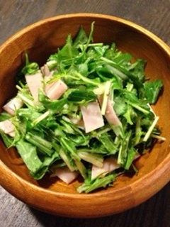 水菜の簡単♬粒マスタードサラダ-レシピのメイン写真