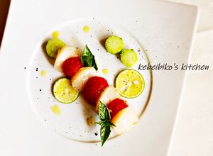 トマトジュレde帆立のカルパッチョ-レシピのメイン写真