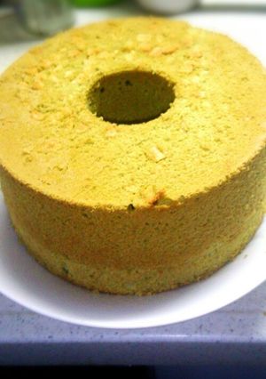 抹茶のような青汁シフォンケーキ-レシピのメイン写真