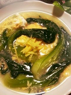 チンゲン菜の卵餡かけ煮-レシピのメイン写真