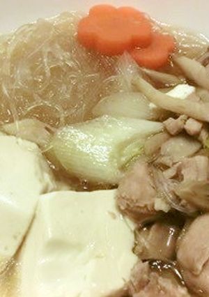 鶏肉と春雨のヘルシーおかずスープ-レシピのメイン写真