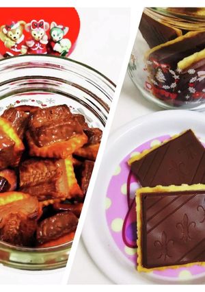 お気に入りのチョコで♪チョコクラッカー-レシピのメイン写真