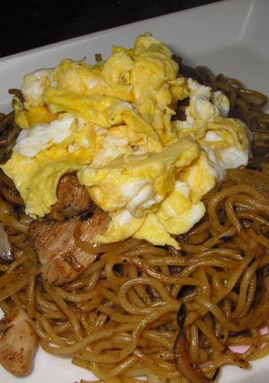 親子焼きそば-レシピのメイン写真