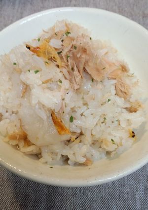 もっちり餅入りツナと桜えびの炊き込み-レシピのメイン写真