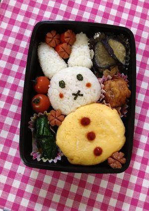 うさちゃん弁当(^ー゜)-レシピのメイン写真