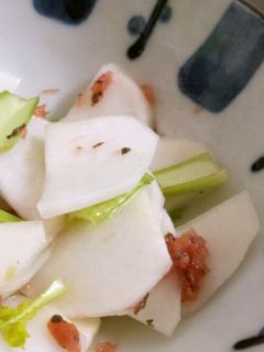 簡単さっぱり蕪の梅和え-レシピのメイン写真