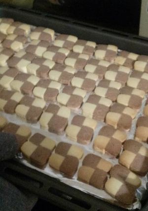 チェック柄クッキー-レシピのメイン写真