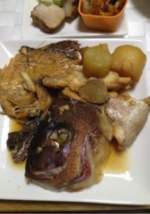 鯛のあら煮-レシピのメイン写真