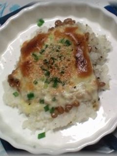 納豆ご飯のチーズ焼き-レシピのメイン写真