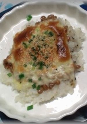 納豆ご飯のチーズ焼き-レシピのメイン写真
