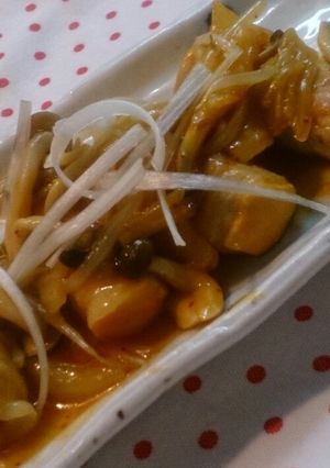 激ウマ！肉巻き高野豆腐のキムチあんかけ♡-レシピのメイン写真