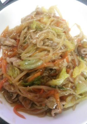 白菜と豚肉のあんかけ-レシピのメイン写真