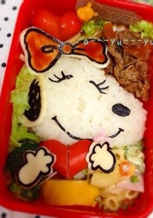 スヌーピー♡ベル♡キャラ弁-レシピのメイン写真