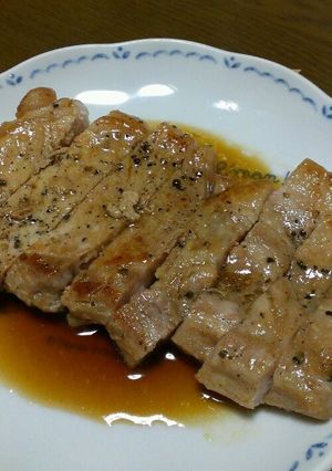 わが家の簡単ポークソテー-レシピのメイン写真