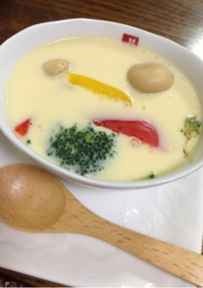 カラフル☆とろ〜り☆洋風茶碗蒸し-レシピのメイン写真