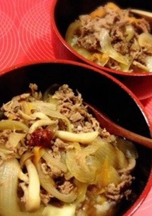 【簡単！】生姜香る わが家の牛丼♪♪-レシピのメイン写真