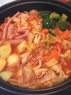 野菜たっぷりトマト鍋-レシピのメイン写真