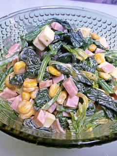 ☆☆ほうれん草のチーズコーンサラダ☆☆-レシピのメイン写真