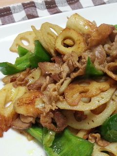 簡単!蓮根とちくわのカレー炒め♪-レシピのメイン写真