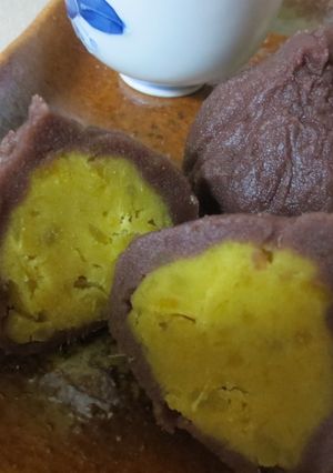 簡単！美味しい！◆焼き芋あん◆の茶巾-レシピのメイン写真