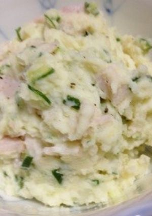 ｷｭｳﾘとﾊﾑのポテトサラダ-レシピのメイン写真