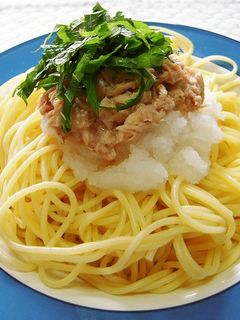 超簡単!ツナとおろしのぶっかけパスタ☆-レシピのメイン写真