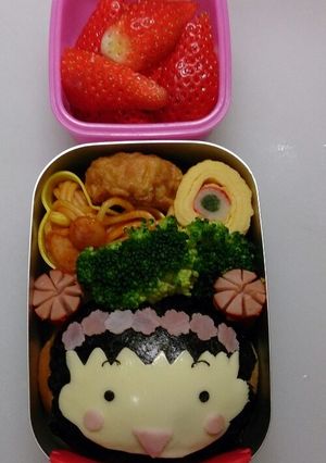 ロールパンでちびまる子ちゃん-レシピのメイン写真