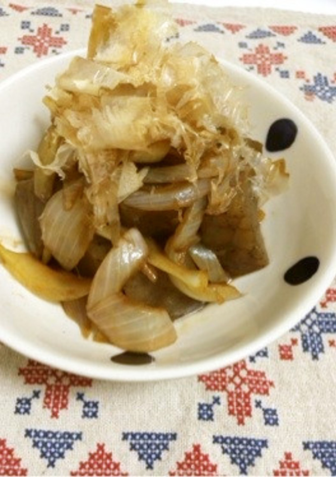 焼きそば粉末で簡単♬蒟蒻と玉ねぎ炒め-レシピのメイン写真