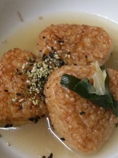 お鍋のシメに♪スープ茶漬け♪-レシピのメイン写真