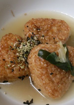 お鍋のシメに♪スープ茶漬け♪-レシピのメイン写真
