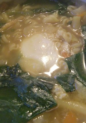 寄せ鍋DEマカロニ入りカレースープ-レシピのメイン写真