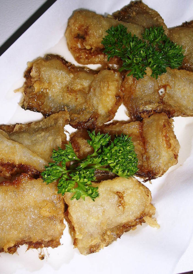 げんげの唐揚げと汁物-レシピのメイン写真
