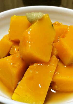蒸しかぼちゃの醤油あん-レシピのメイン写真