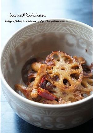 香ばし味噌のきんぴら蓮根-レシピのメイン写真