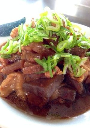 豚小間でなんちゃってどて煮(人´ｴ`*)-レシピのメイン写真