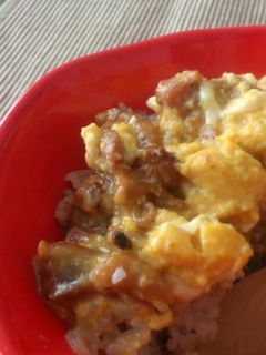 一人ランチに!やきとり缶で☆とろとろ卵丼-レシピのメイン写真