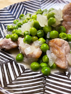 シェフ直伝★豚肉とグリンピースの煮込み★-レシピのメイン写真