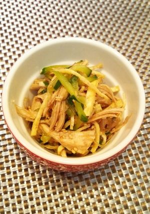 鶏むね肉で～☆中華サラダ-レシピのメイン写真