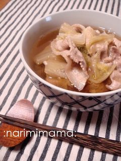 簡単に作る♪豚バラ白菜煮-レシピのメイン写真