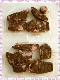 グミ型で超簡単&節約☆キャラチョコ-レシピのメイン写真