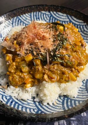 シャキシャキ長芋の和風キーマカレー-レシピのメイン写真