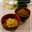 メープルシロップで♡鶏そぼろ&卵そぼろ