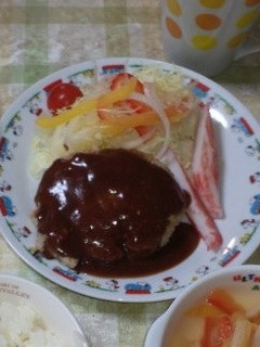デミグラスソースのおからハンバーグ!-レシピのメイン写真