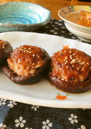 椎茸の肉詰め☆照り焼き味-レシピのメイン写真