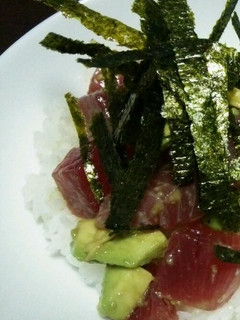 簡単!アボカドまぐろ丼-レシピのメイン写真