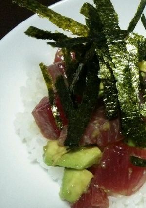 簡単！アボカドまぐろ丼-レシピのメイン写真